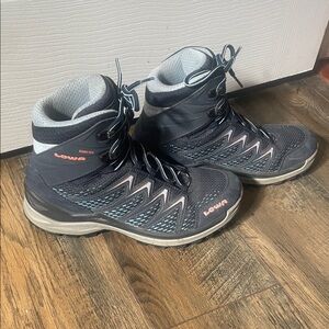 LOWA INNOX PRO GTX MID WS - STEEL BLUE/SALMON